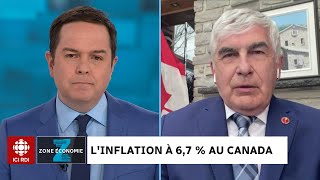 Zone économie  Inflation record et hausse de taux directeur [upl. by Nodnol]