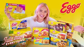 Trying ALL Of The Eggo Waffle and Pancake Flavors [upl. by Minna]