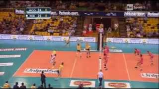 Liga Italiana A1 201415 Modena 3  Perugia 1 [upl. by Caylor343]