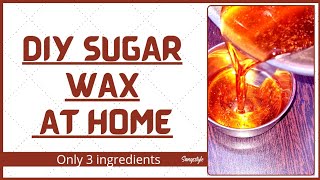 How to make sugar wax at home 😀ShortsSangsstyle [upl. by Teevens743]