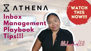 Athena Inbox Management Playbook Tips 2023 [upl. by Oinota321]