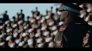 TRIBUTE TO INDIAN ARMY  INDIAN ARMY MOTIVATIONAL VIDEO  Mann Bharya 20 [upl. by Nilhtac]