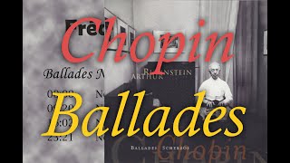 Chopin Ballades Nos14Artur Rubinstein 1958 [upl. by Jim554]