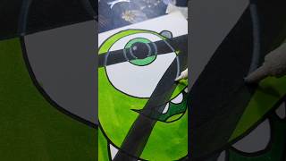 Mike wazowski  shorts video art [upl. by Aivun]