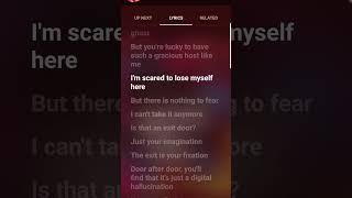 Song lyrics to digital hallucinations [upl. by Sergias]