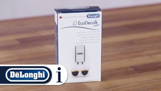 DeLonghi Dinamica ECAM 35035W ECAM 35055B ECAM 35075S  How to descale your coffee machine [upl. by Neeruan]