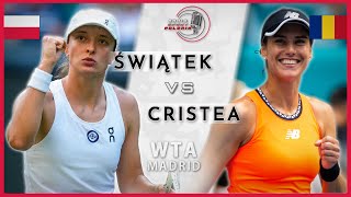 LIVE TENNIS WTA1000 mmopen  III ROUND IGA SWIATEK  Sorana Cirstea Rou 26042024 [upl. by Siari791]