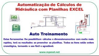 Automatização de Cálculos de Hidraulica com Planilhas EXCEL SE0069 [upl. by Otaner943]