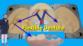 Procedure of Flexible Denture  How to Make Flexible Denture Flexible Denture by Haider [upl. by Linzy72]