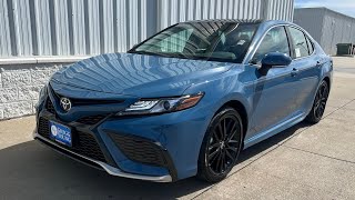 2024 Toyota Camry XSE Cavalry Blue With Ash Interior [upl. by Annahsal]