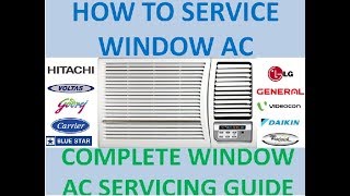 How to recharging of refrigerant in window AC  Window AC complete servicing step by step [upl. by Tigdirb726]