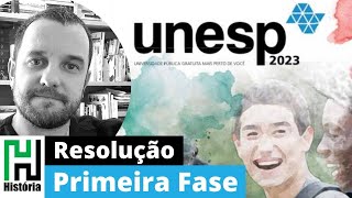 RESOLUÇÃO UNESP 2023  HISTÓRIA  Primeira Fase Questões 31 a 41 [upl. by Leakcim]