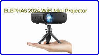 REVIEW 2024 ELEPHAS 2024 WiFi Mini Projector ESSENTIAL details [upl. by Piotr751]