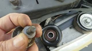 Blower belt idler pulley mount broke [upl. by Ashly]