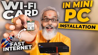 WiFi amp Bluetooth Card Installation in Mini PC 🔥 High Speed Internet [upl. by Seavey]