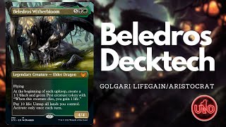 Commander Decktech Beledros Witherbloom Commander Golgari Liebe Lifegain  Storm [upl. by Denni]