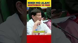 quotHINDI MO ALAMquot PRRD VS HONTIVEROS [upl. by Ayahsal]