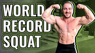 Vladimir Zhadenov Squats NEW AllTime World Record [upl. by Nylatsyrk]