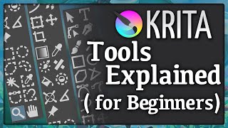 Krita Tools Explained  Beginner Tutorial [upl. by Nylteak73]