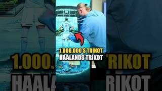 Das 1000000DollarTrikot von Erling Haaland 😲 [upl. by Tymon]