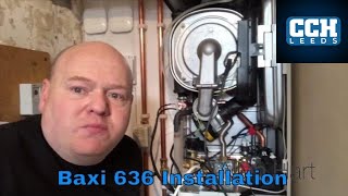 BAXI 600  636 GAS COMBI BOILER INSTALLATION  IFOS  NEST  SPLAN [upl. by Nirraj825]