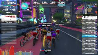 Zwift  Race Zwift Racing League  Open OCEANIA Western Division 1 D on Turf N Surf in Makuri [upl. by Pillyhp]