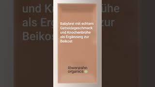 Löwenzahn Organics für Babys Beikost [upl. by Accire]