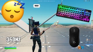 SteelSeries Apex Pro TKL ASMR 😴Finest 1V1 Build Fight🏆 Satisfying Keyboard Fortnite 360 FPS 4K [upl. by Roley]