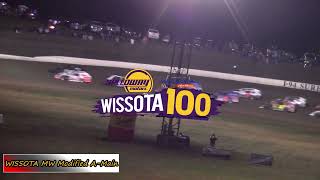 I94 Speedway WISSOTA 100 Midwest Modified AMain 91722 [upl. by Debbra]