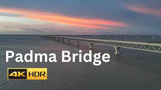 Padma setu 4k HDR video । পদ্মা সেতু topfives [upl. by Anelyak691]