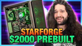 2000 Starforge PreBuilt Gaming PC Review Horizon II Ultra Benchmarks [upl. by Ariday30]