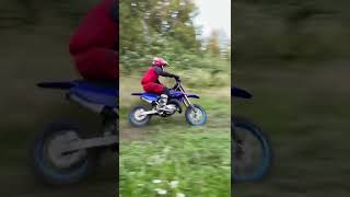 Jumping the yz65dirtbike offroad yamaha yamahadirtbike youtube yz65 speed youtubeshorts [upl. by Ezmeralda]