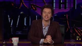 Harry Styles introducing Kendall Jenner and Tracee Ellis Ross  The Late Late Show 2019 [upl. by Odrareg]