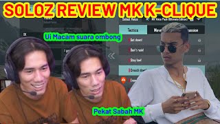 SOLOZ REACT VOICE PACK MK DI PUBG MOBILE [upl. by Nnylsor]