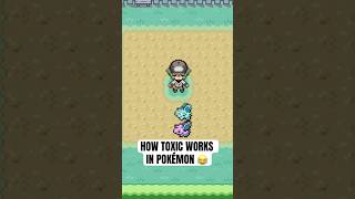 How toxic works in Pokemon 😂 pokemon shorts [upl. by Nilrah]