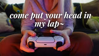 Falling Asleep on Your Gamer Girlfriend 💤 𝘼𝙪𝙙𝙞𝙤 𝙍𝙤𝙡𝙚𝙥𝙡𝙖𝙮 Comfort Fluff Controller Sounds [upl. by Christopher29]