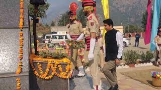 Dr Shan Chairperson amp Worthy DC Ramban Offering Shradhanjali to Police Martyrs on PMD at DPLRamban [upl. by Baron]