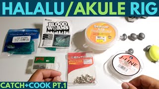 Fishing Hawaii 2018 How To Tie Fishing Rig For HalaluAkuleScadPart 1 [upl. by Laura726]