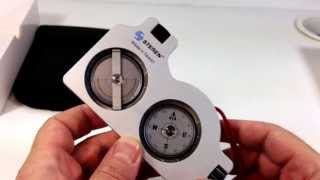 Steren Combination Compass  Clinometer Tool [upl. by Moselle]