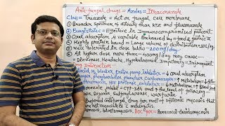 Antifungal Drugs Part07 Itraconazole amp Other Topical Azoles Mechanism of Action  Antifungal Drug [upl. by Arundell]