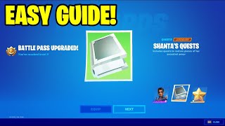 How To COMPLETE ALL SHANTA QUESTS in Fortnite Shanta Challenges [upl. by Neenwahs349]