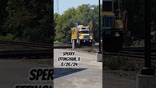 Sperry crossing the diamond at Effingham railfanningamerica railway train railfan railfan [upl. by Hercules35]