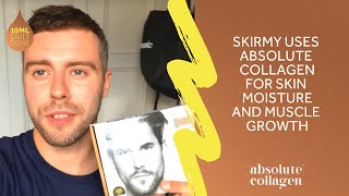 Skirmy uses Absolute Collagen for skin moisture and muscle growth [upl. by Ahtenak]