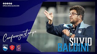 Mister Silvio Baldini verso la partita Pescara  Perugia [upl. by Dnalel]