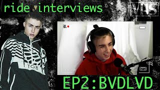 BVDLVD talks Jasiah collab meeting Scarlxrd and becoming the quotKing of Trap Metalquot  RIDE INTERVIEW [upl. by Wiatt]