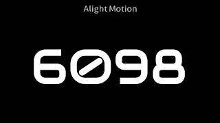 110000 in Audiowide Font Alight motion Test [upl. by Estey916]