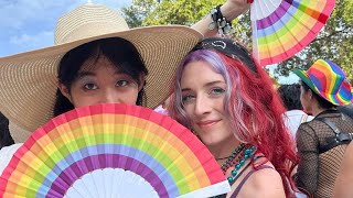 I Went to my First Pride Parade  7 Months of HRT [upl. by Akihsat]