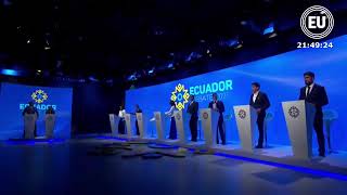 En Vivo Debate presidencial en Ecuador por las elecciones 2023 [upl. by Yrannav]