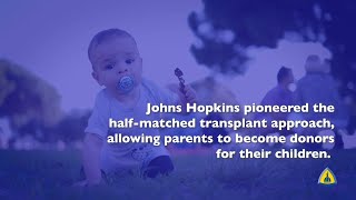 Johns Hopkins Brings Innovative Blood Stem Cell Transplant Treatments to Patients [upl. by Sillig]