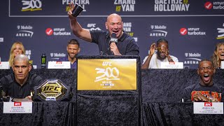 UFC 300 PreFight Press Conference Highlights [upl. by Aiepoissac810]